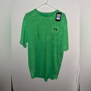 Under Armour Men's Vibrant Green Short Sleeve Tee